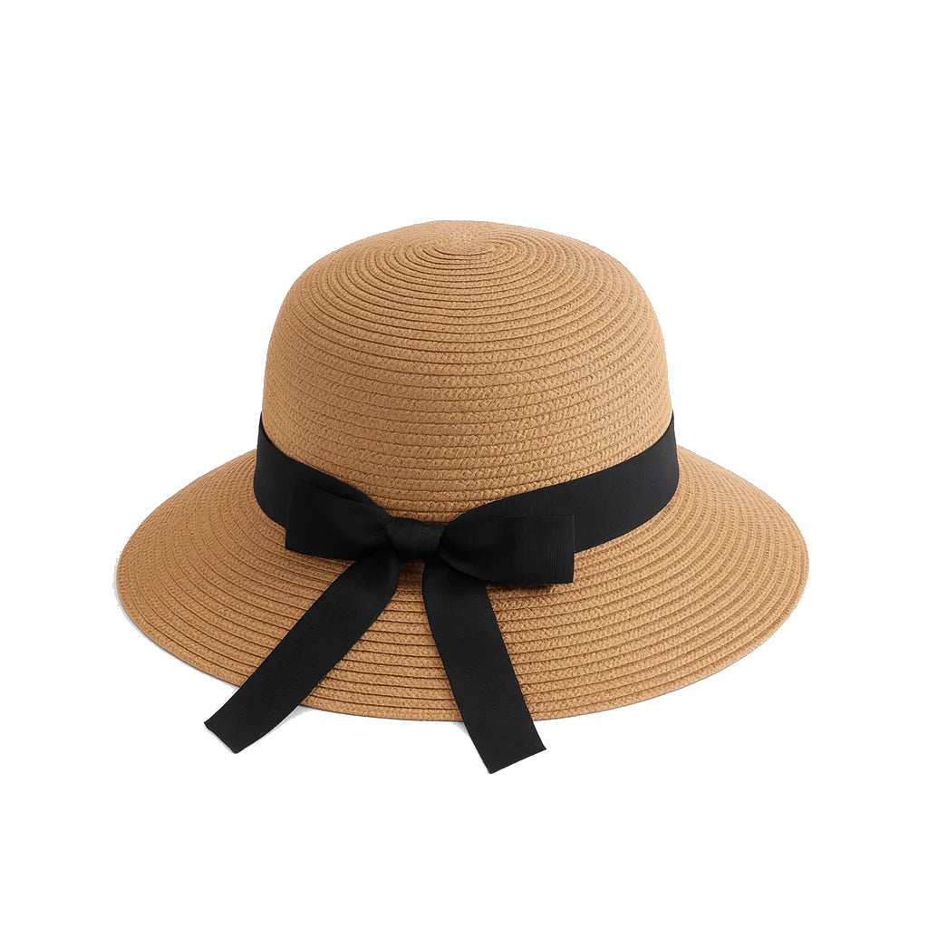 Bow-Knot Sun Hat – Coffee