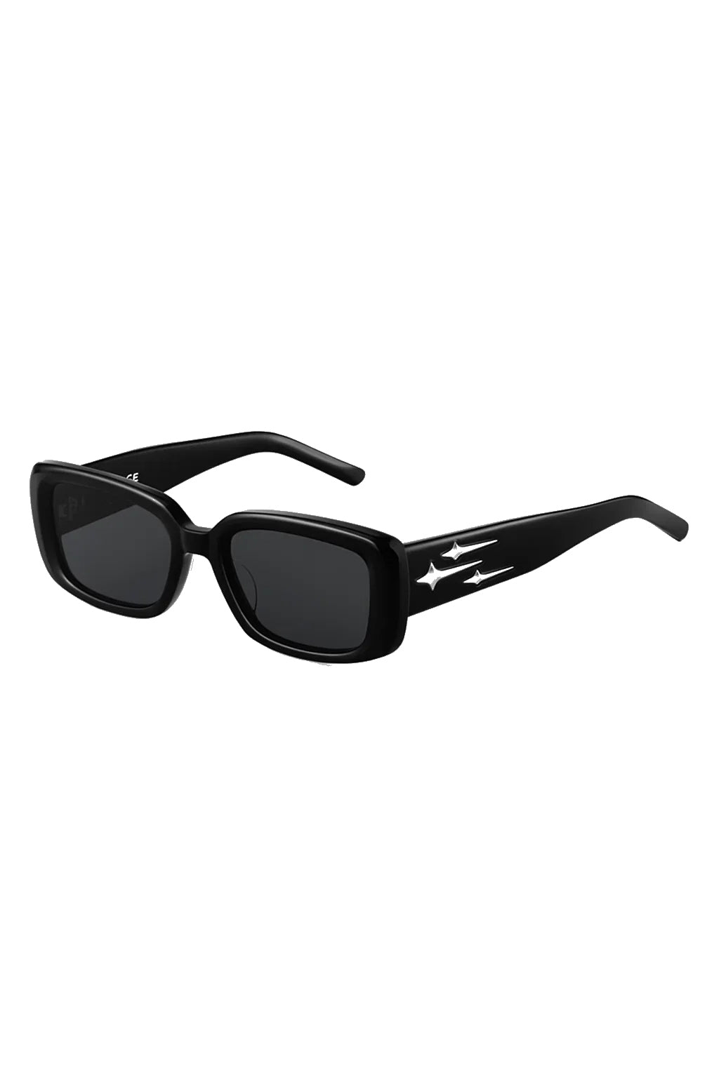 Tariq Star Gradient Frame Sunglasses– Black