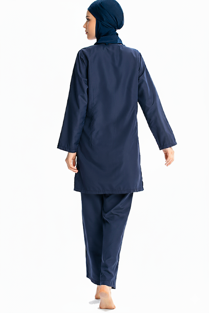 Quick-Dry UPF 3-Piece Surf Swimsuit – Navy