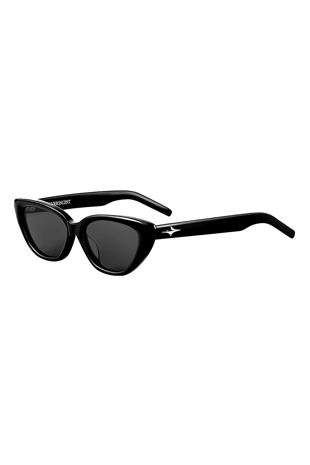 Tariq Retro Cat Eye Sunglasses – Black